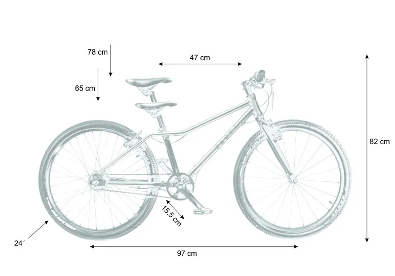 Rascal 24 inch Wheel Kids Bike 2021 in Titanium-2